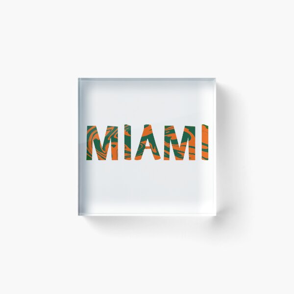 Item preview, Marbled Miami Orange Green designed and sold by CanesGirl.