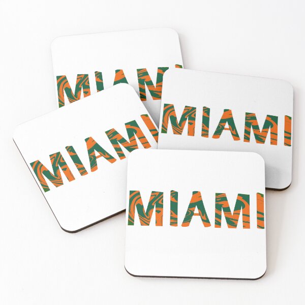 Item preview, Marbled Miami Orange Green designed and sold by CanesGirl.