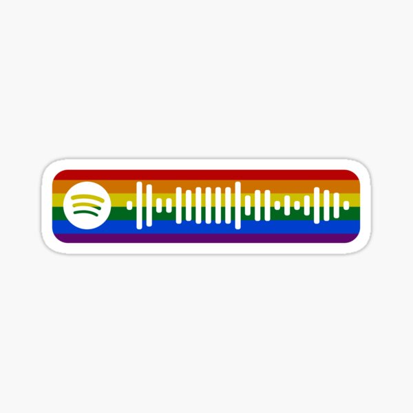 Same love spotify code Sticker