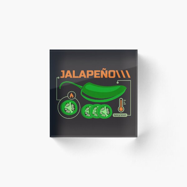 Jalapeno Acrylic Block