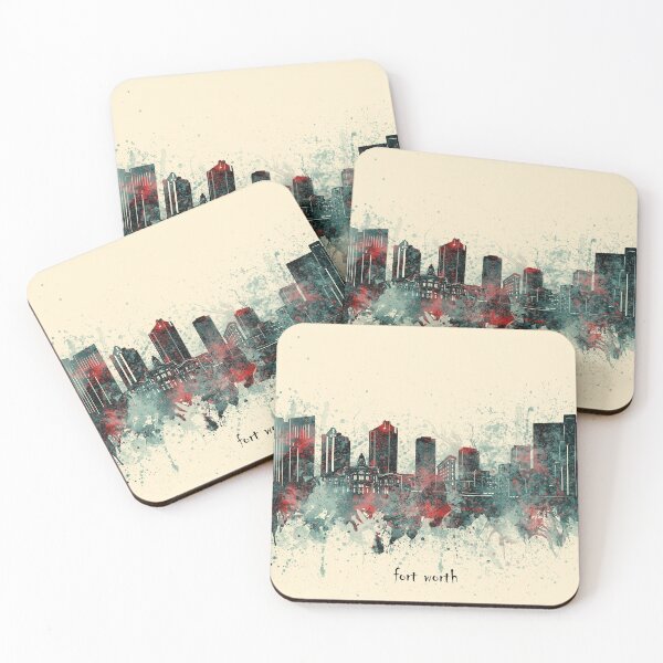 Item preview, fort worth skyline designed and sold by BekimART2.