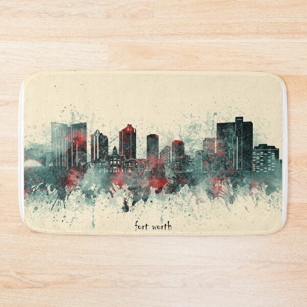 Item preview, fort worth skyline designed and sold by BekimART2.