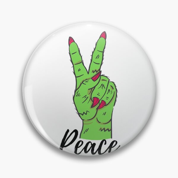 Artikelvorschau, Dragon Zombie Green Fingers Friedenszeichen Geschenk entworfen und verkauft von conceptDVS.