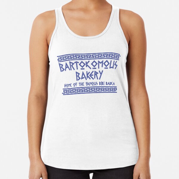 Bartokomous Bakery Racerback Tank Top