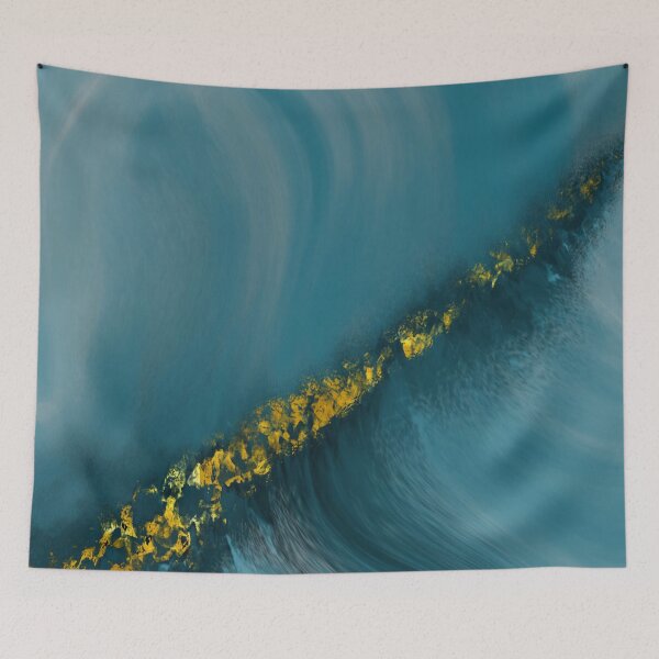 Item preview, alchemy abstract dam (blue) designed and sold by Sanskrati.