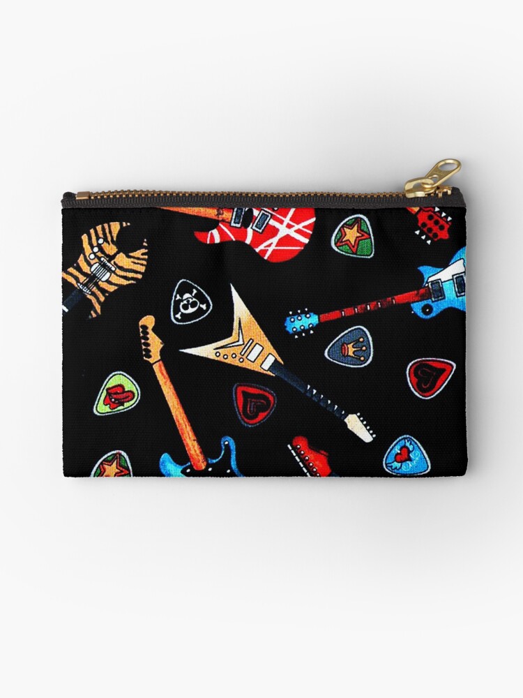 Thumbnail 1 of 4, Zipper Pouch, Electric Rock Guitars designed and sold by HavenDesign.