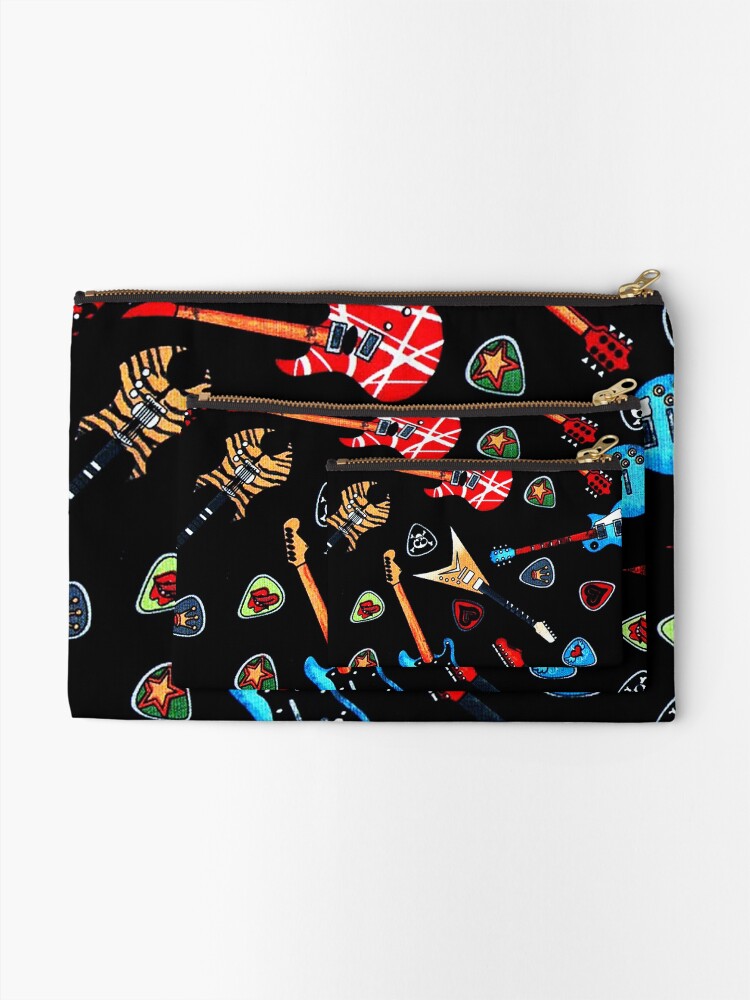 Thumbnail 2 of 4, Zipper Pouch, Electric Rock Guitars designed and sold by HavenDesign.