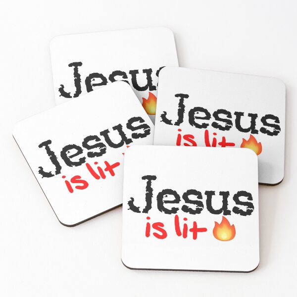 Item preview, Jesus is Lit! designed and sold by DoodleDashCollective.