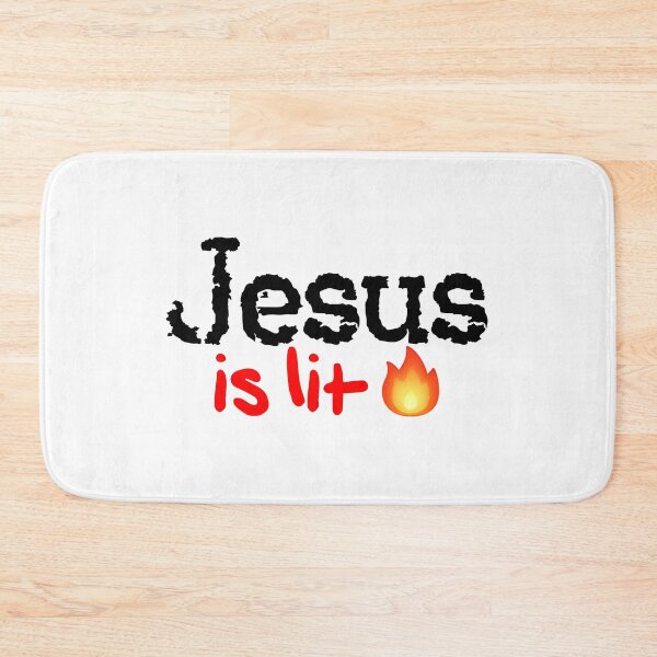 Item preview, Jesus is Lit! designed and sold by DoodleDashCollective.