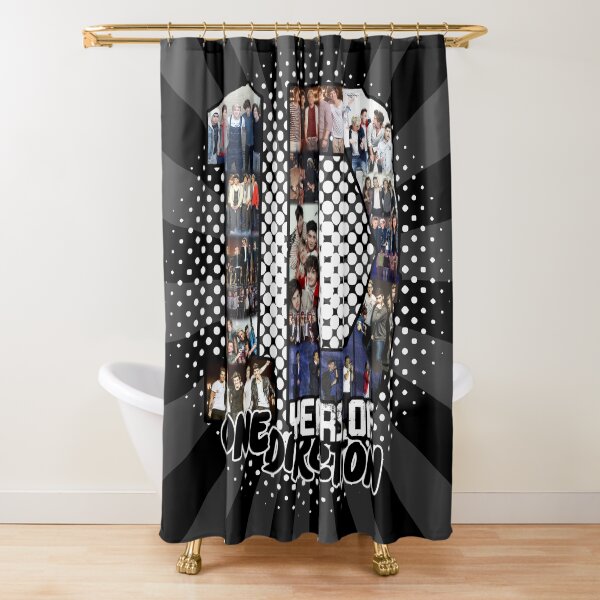 10 Years of 1 D Shower Curtain