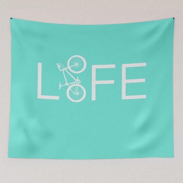 Item preview, Cycling Life white text designed and sold by herzart.