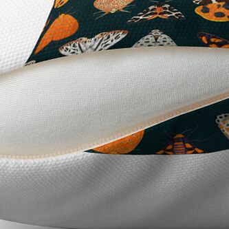 Alternate view of tiger moths Floor Pillow