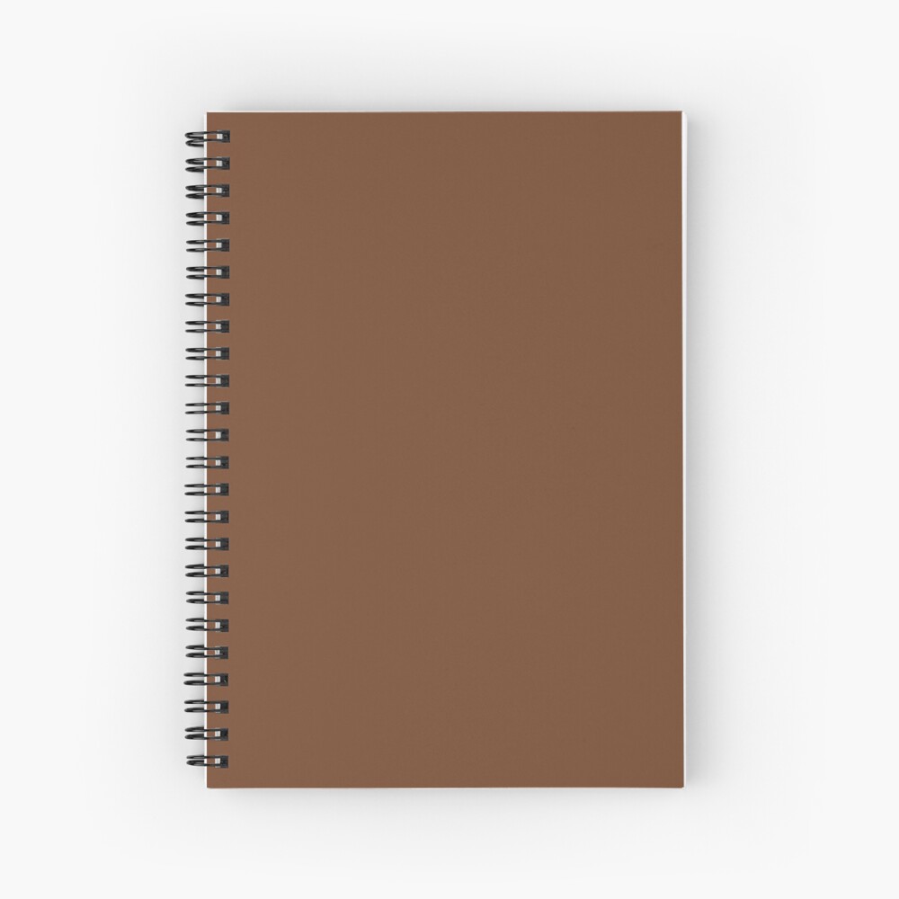 "Brown " Spiral Notebook for Sale by Eleni Redbubble