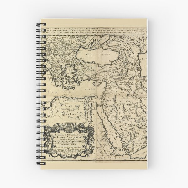Item preview, Turkey, Ottoman Empire Map (1680) designed and sold by allhistory.