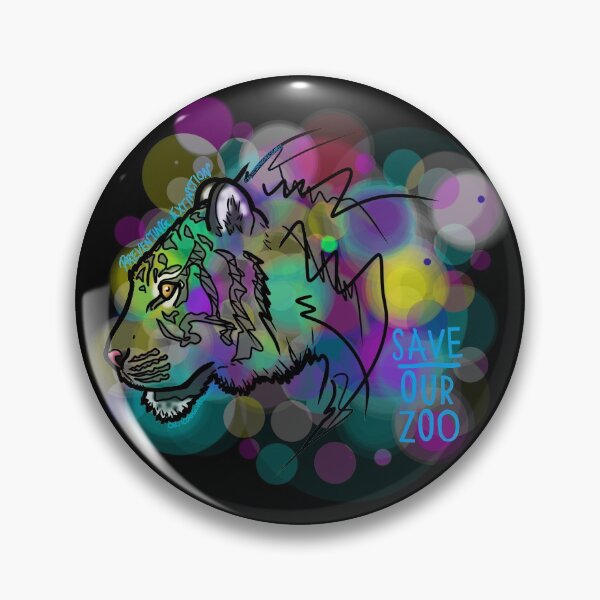 Item preview, Day 23- Rainbow Sumatran Tiger designed and sold by CelticDragoness.