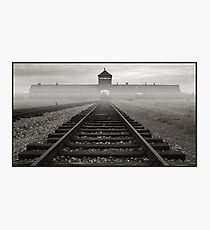 Death Gate - Auschwitz Birkenau - early morning Photographic Print
