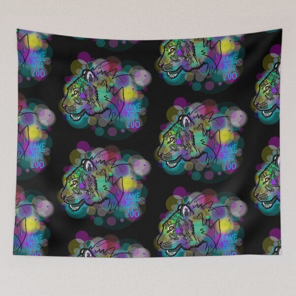 Item preview, Day 23- Rainbow Sumatran Tiger designed and sold by CelticDragoness.