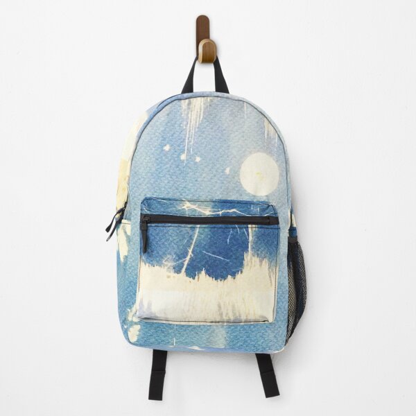 Item preview, Moonlight Over Fairy Forest - Abstract Cyanotype designed and sold by EmilyDewsnap.