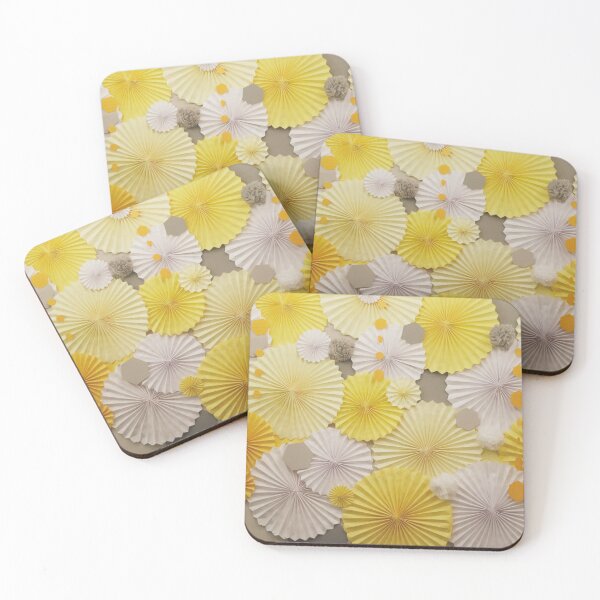 Item preview, Yellow and white craft designed and sold by Artsy Corner.