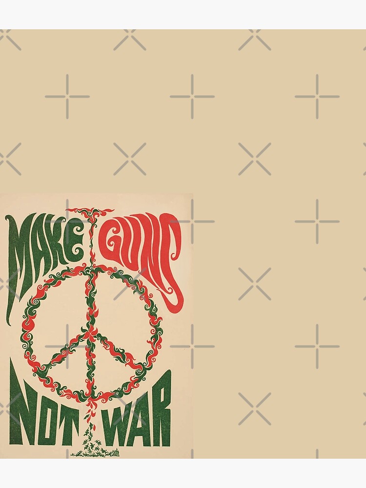 Thumbnail 3 of 3, Backpack, Make Guns Not War designed and sold by Anonymousbtb.