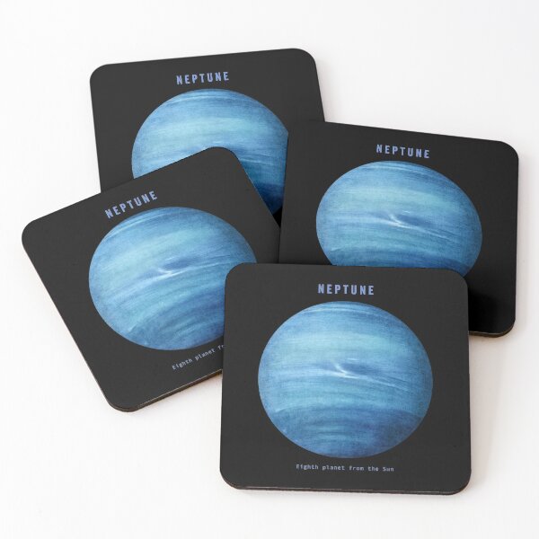 Ashcroft Round Coasters, Set of 6 – Neptune