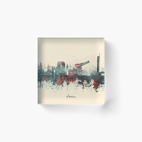 Item preview, glasgow skyline designed and sold by BekimART2.