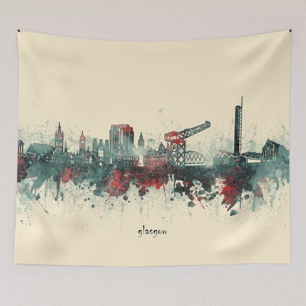 Artikelvorschau, Glasgow Skyline entworfen und verkauft von BekimART2.