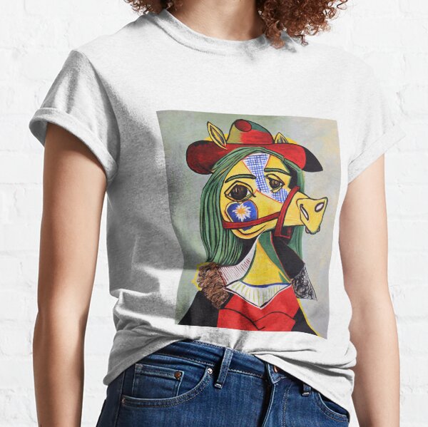 Native Dancer in Hat and Fur Collar Classic T-Shirt