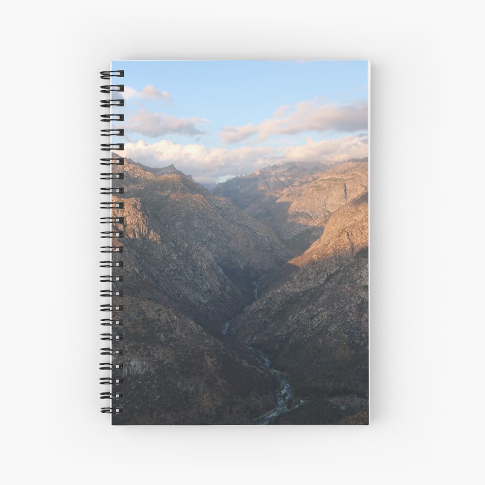 Kings Canyon overlook Spiral Notebook