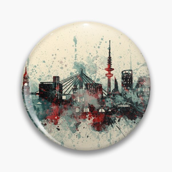 Item preview, hamburg skyline designed and sold by BekimART2.