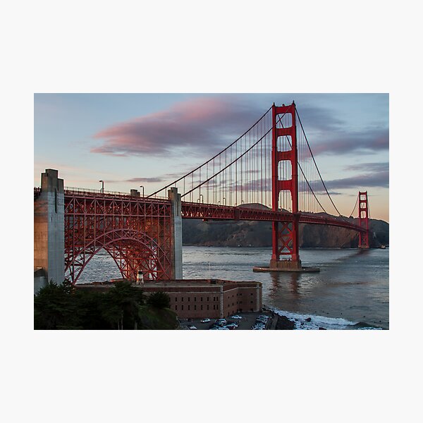 Golden Gate Bridge at Dusk Photographic Print