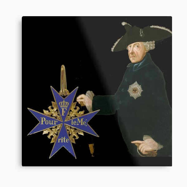 The German “Blue Max”, the Pour le Merite Metal Print