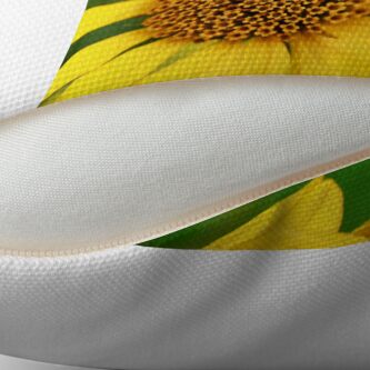 Alternate view of Oxeye bouquet Throw Pillow