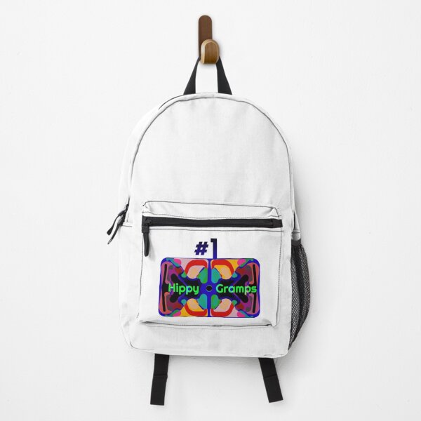 Item preview, Number 1 Hippy Gramps- Cool Grandfather Gift Design (white) designed and sold by Davey's Designs.