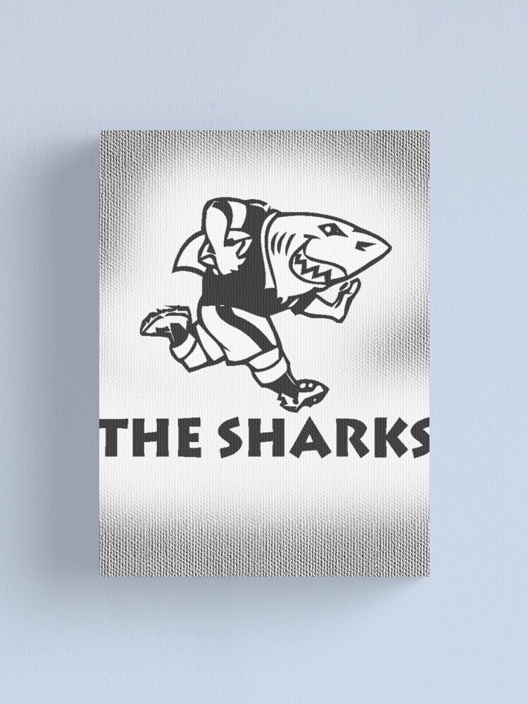 Alternate view of NATAL SHARKS FOR LIGHT SHIRTS SOUTH AFRICA RUGBY SUPER RUGBY Canvas Print