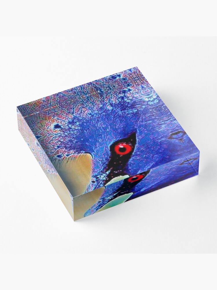 Alternate view of PEACOCK BIRD Acrylic Block