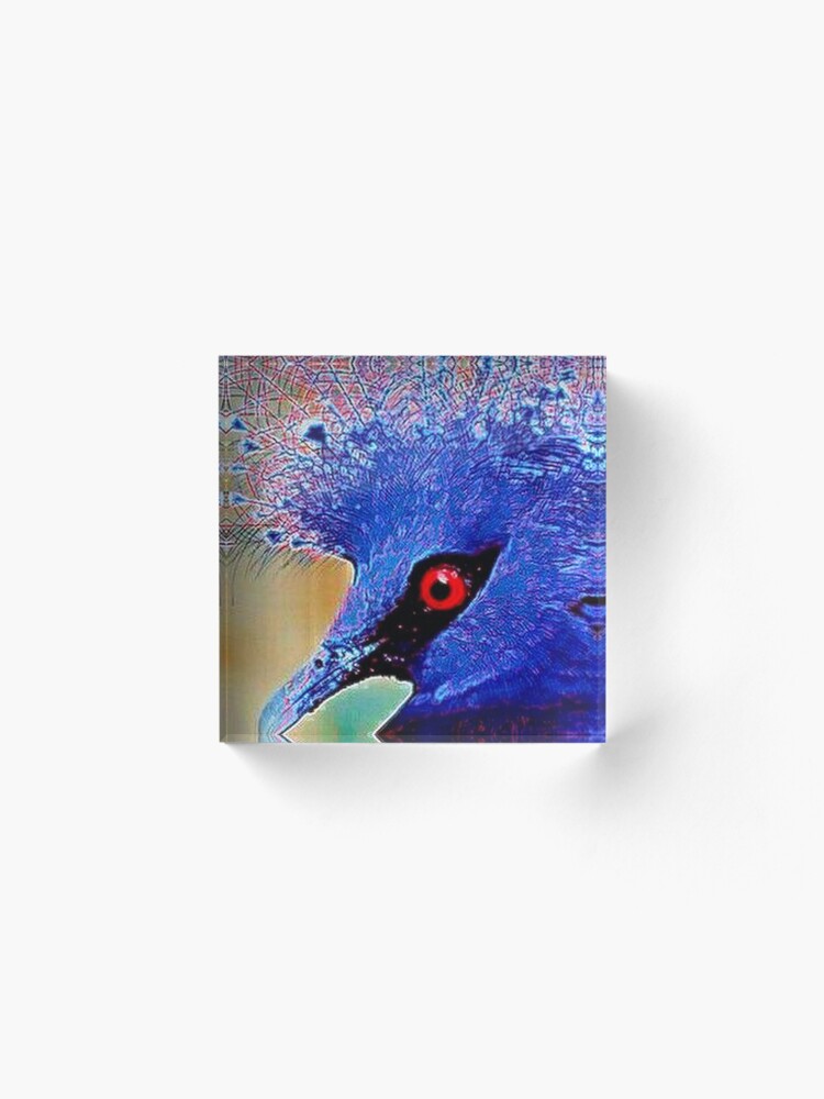 Alternate view of PEACOCK BIRD Acrylic Block
