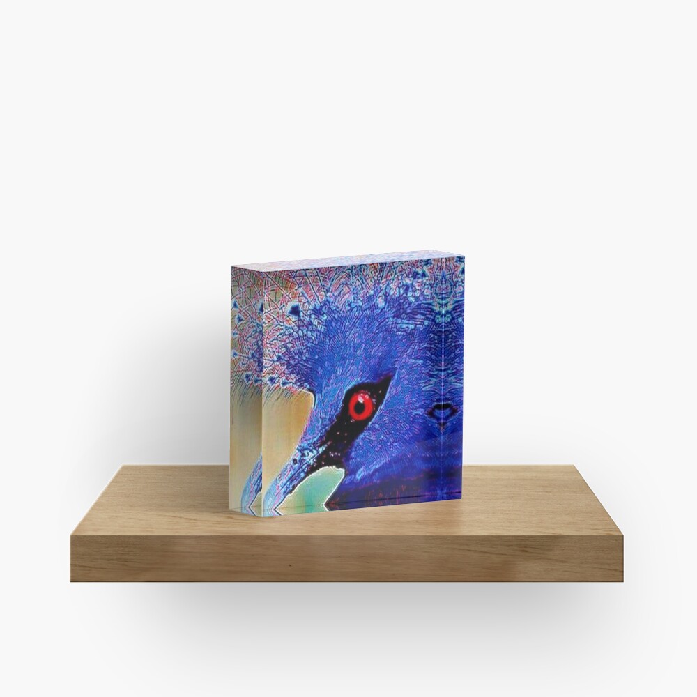 PEACOCK BIRD Acrylic Block