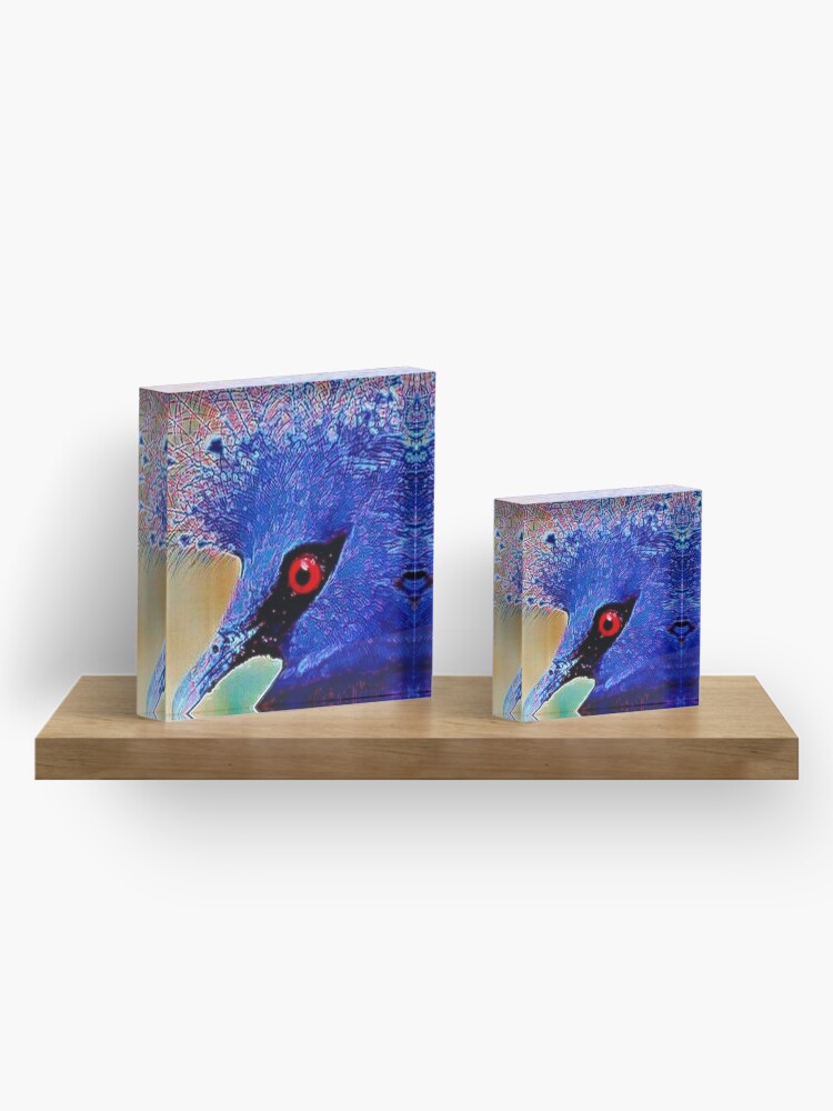 Alternate view of PEACOCK BIRD Acrylic Block