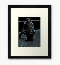 Will I be left behind? Framed Print