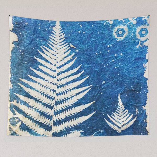 Item preview, Christmas Fern Cyanotype designed and sold by EmilyDewsnap.