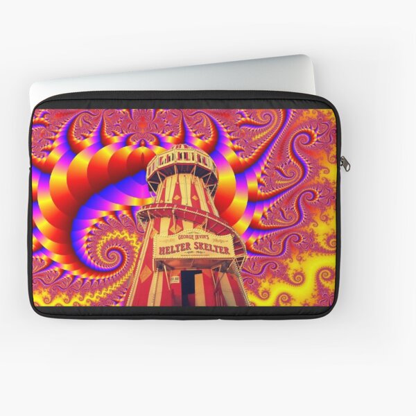 Helter Skelter Fractal Sky ! Laptop Sleeve