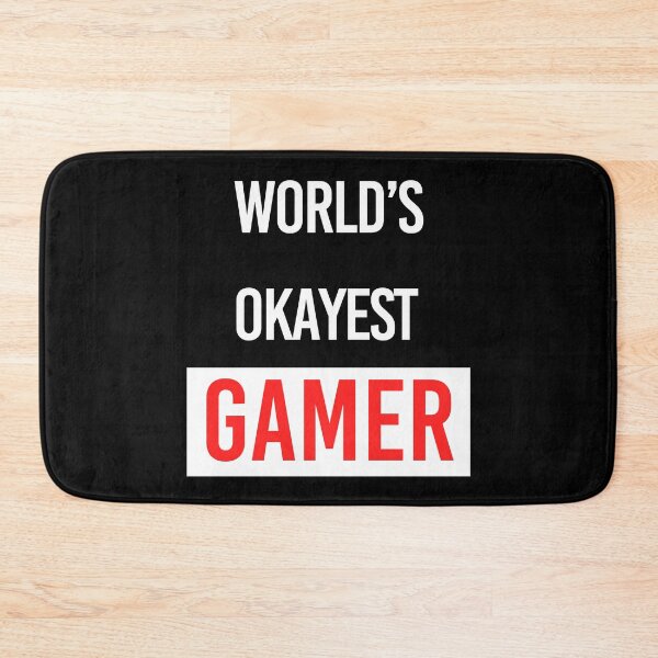 Item preview, World's Okayest Gamer designed and sold by DinoSpirit.
