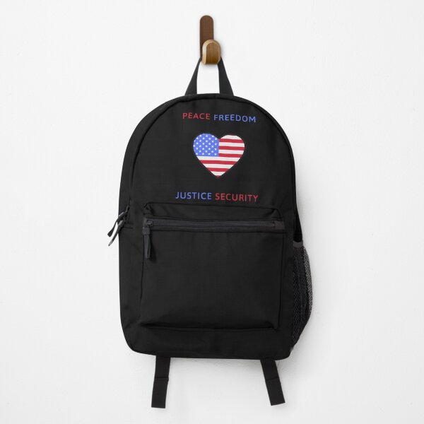 Item preview, peace, freedom, justice and security designed and sold by JokesAndFun.