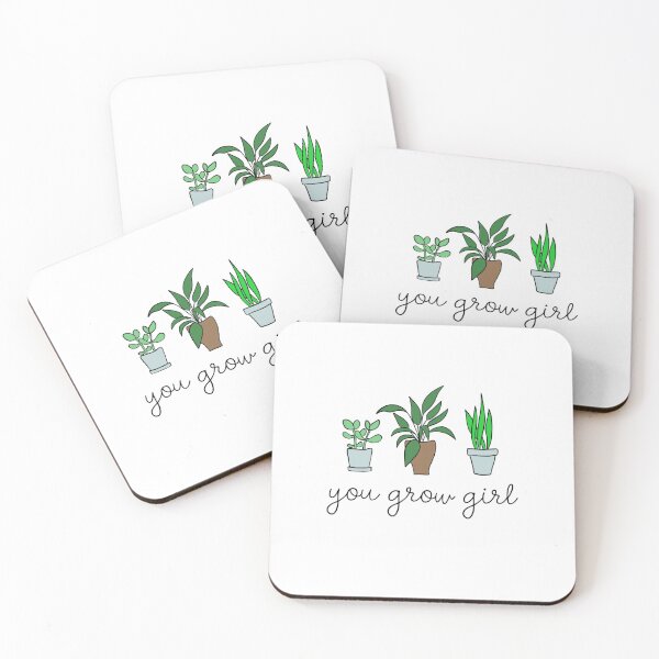 Item preview, You Grow Girl Handrawn Pun designed and sold by Caroline Lynch.