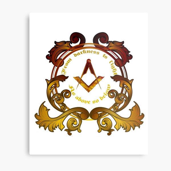 J497B Masonic Mason Freemason Emblem For Display Light Sign 