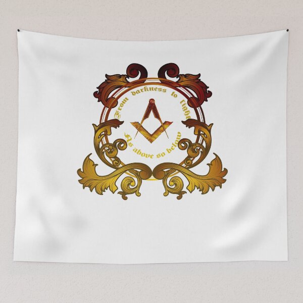 Item preview, Freemason Logo Masonic Lodge 2B1Ask1 Square & Compass Mason Symbol designed and sold by TopTeeShop.