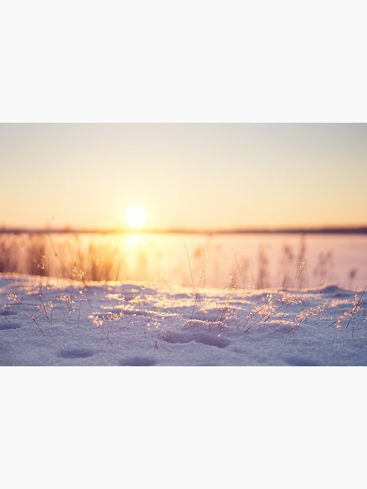 Thumbnail 3 of 3, Canvas Print, Snow Glow designed and sold by jennykarlsson.