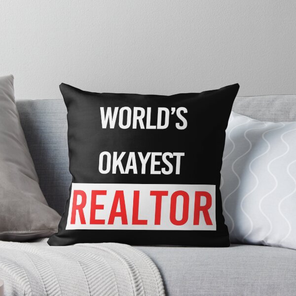 Item preview, World's Okayest Realtor designed and sold by DinoSpirit.