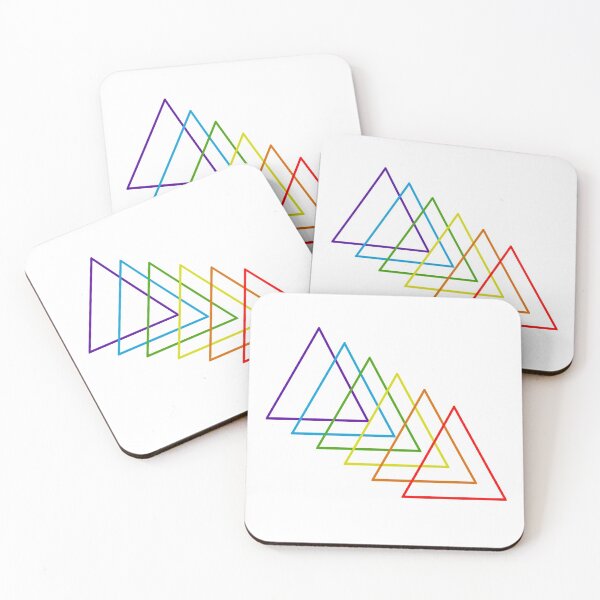 Item preview, Rainbow triangle pattern designed and sold by StefaPascu.